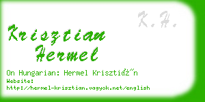 krisztian hermel business card